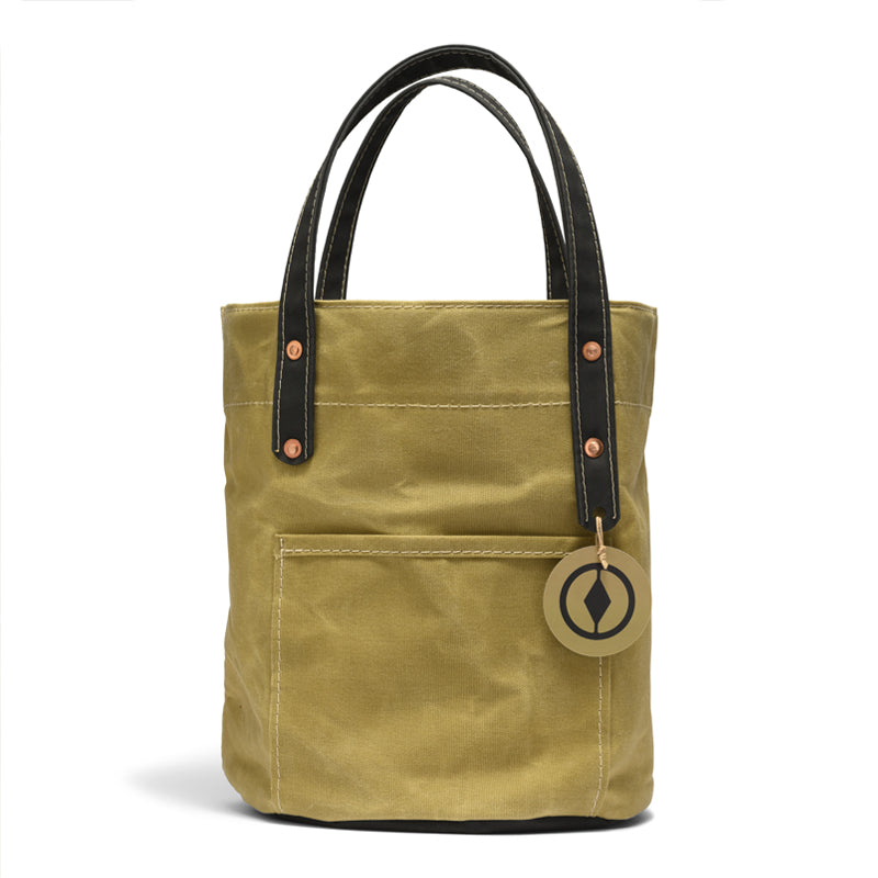 Odyssey Bucket Bag Tan Front  