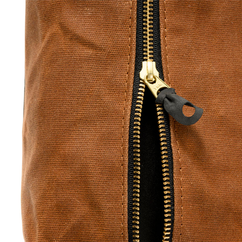 Odyssey Dopp Kit Brown Zipper